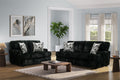 1112 Sofa Loveseat MONDO BLACK - DOMESTIC - LIVING ROOM