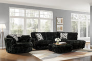 6112 / 6112 Right Hand Chase & Left Hand Sofa MONDO BLACK
