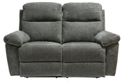 8212 Powered Recliner Loveseat Pewter Fabric