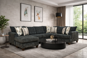 65 Corner RHF Sofa & LHF Corner Charcoal