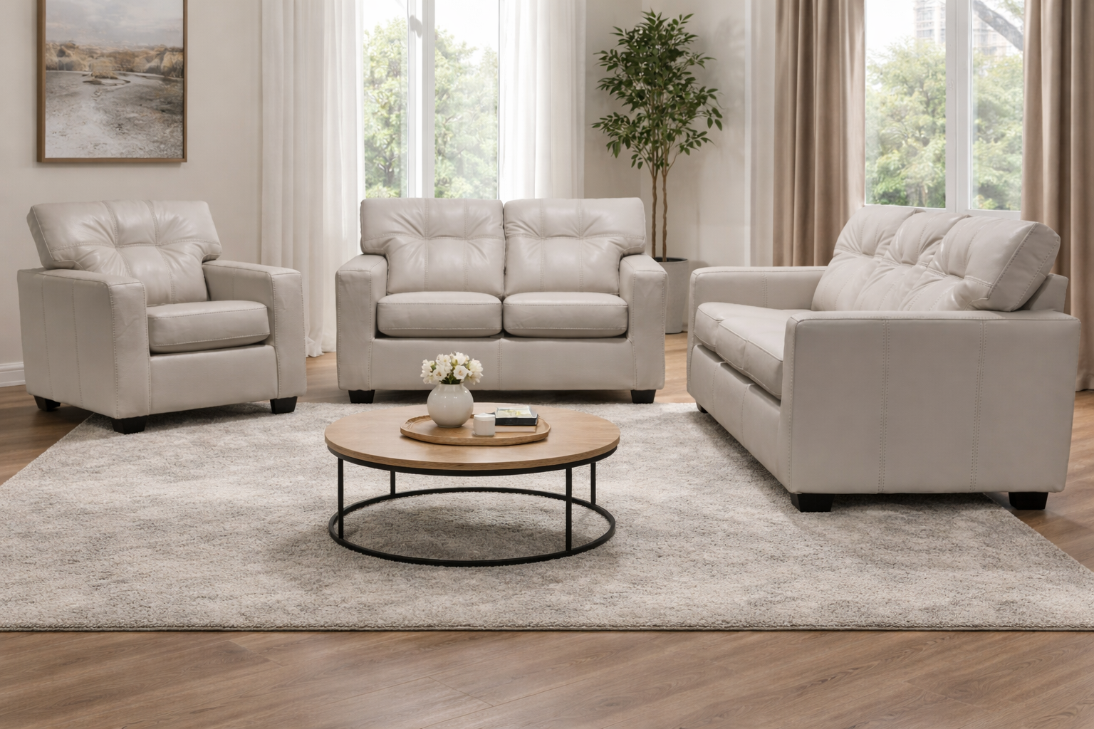 959 Sofa Loveseat Air Beige