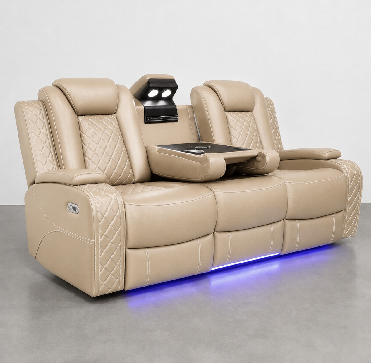 Powered Recliner Sofa (Beige) SF2829