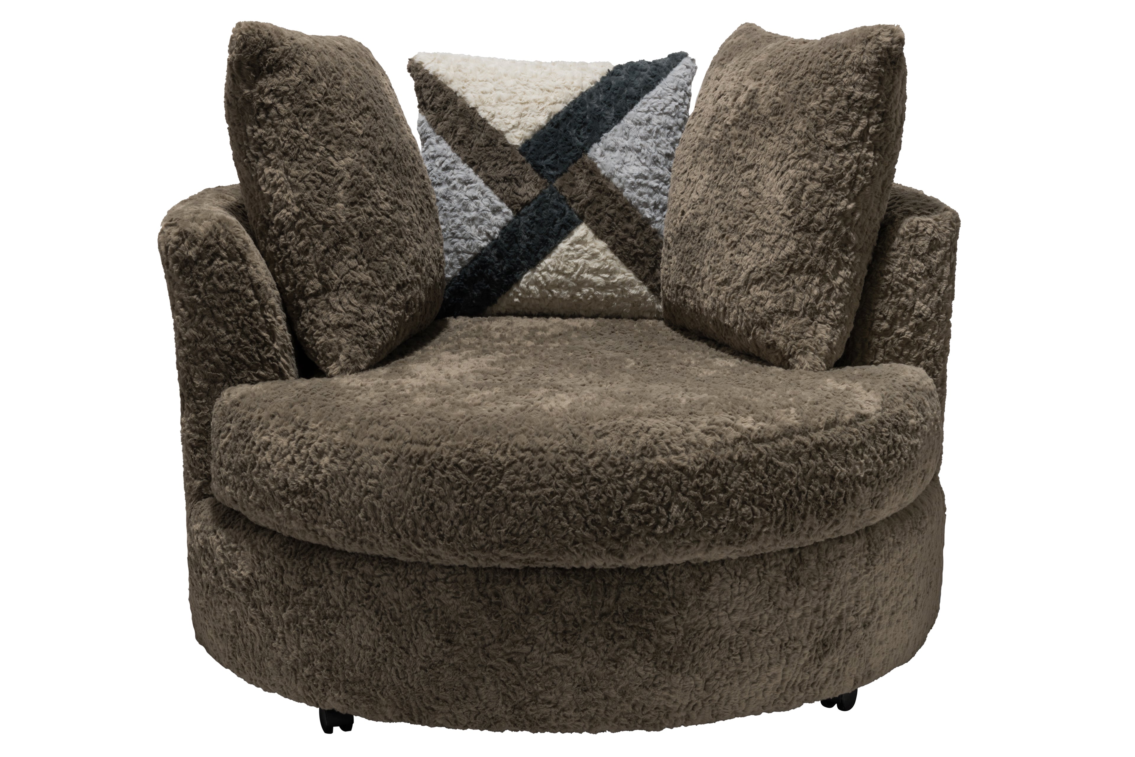 SWIVEL CHAIR BROWN