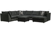 323 RHF Chaise, Armless Chair, Ottoman, Corner Carbon
