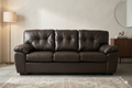 163 Slate Leather Sofa