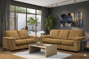 167 Sofa Loveseat Camel Living Room