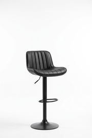 Bar Stool Adjustable 360-Degree Swivel Black