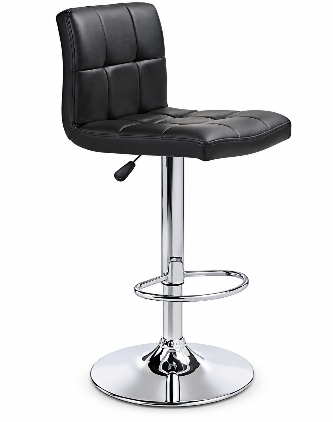Bar Stool Adjustable 360-Degree Black