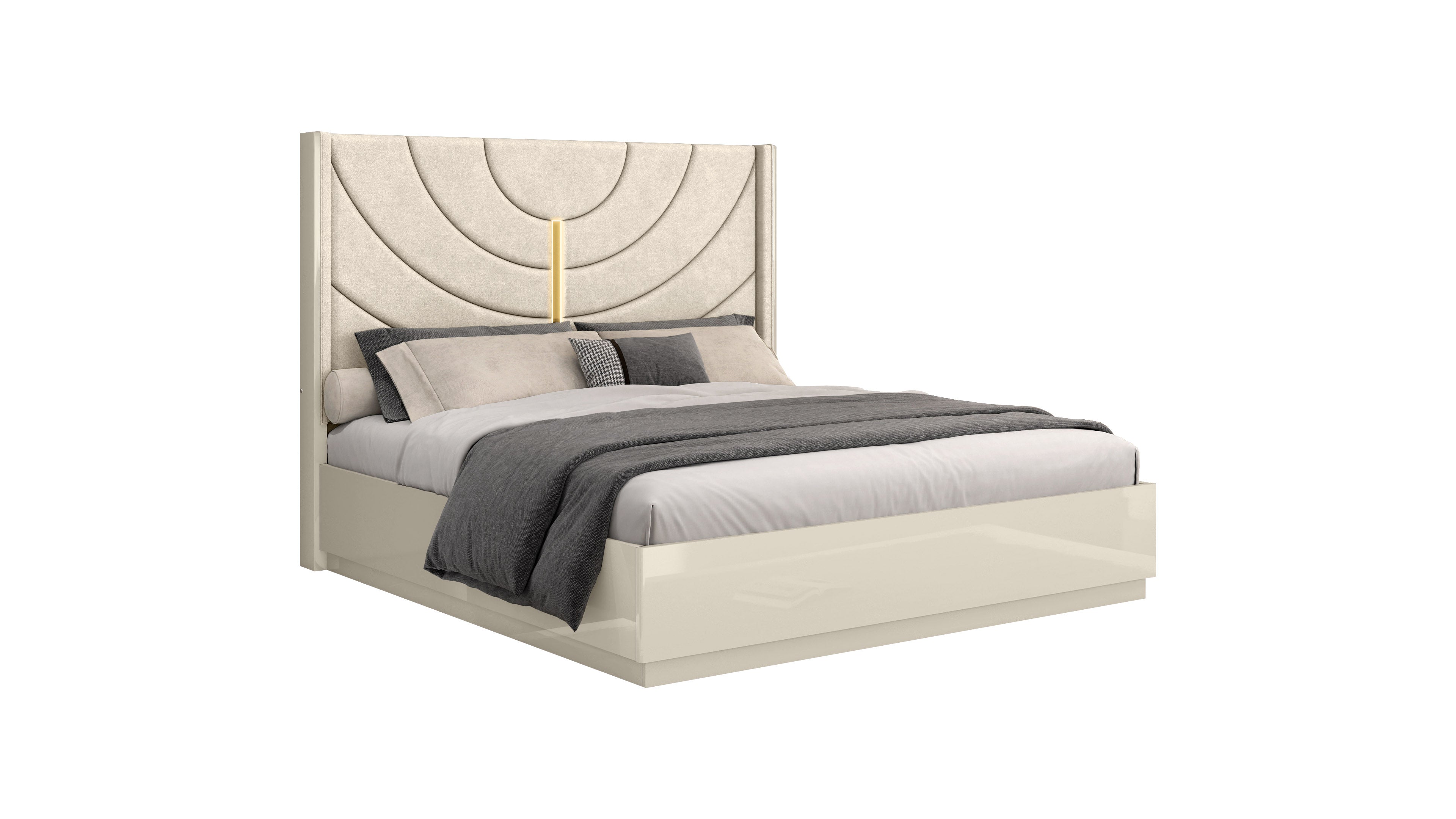 Queen White Bed Set